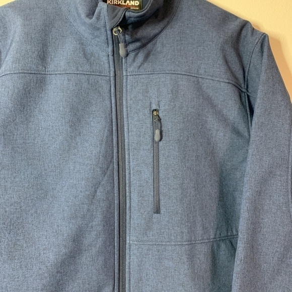 Kirkland Signature Men's Blue Rain Jacket - Picture 3 of 8